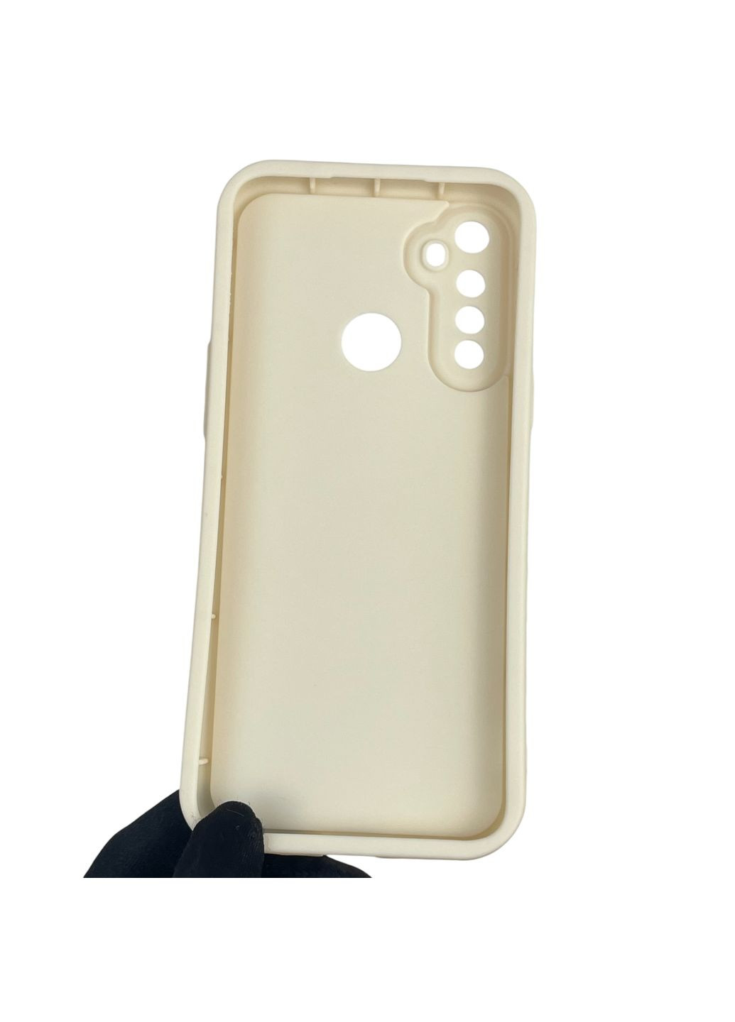 Чехол силиконовый Soft Touch для C3 молочный (Полная защита камеры) Realme (366385630)