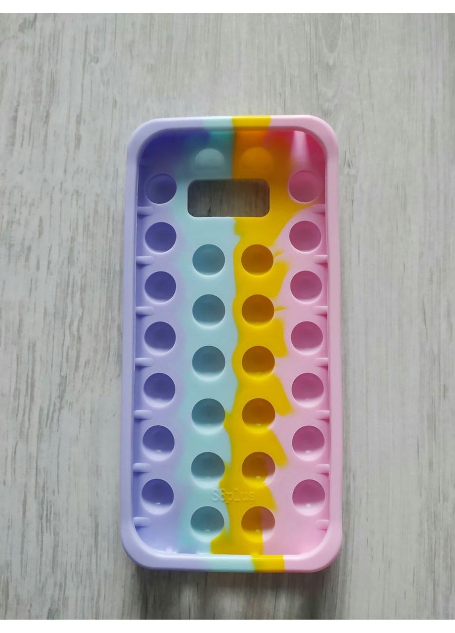 Чехол Pop it для S8 plus Попит антистресс силиконовый цветной Samsung (360896407)