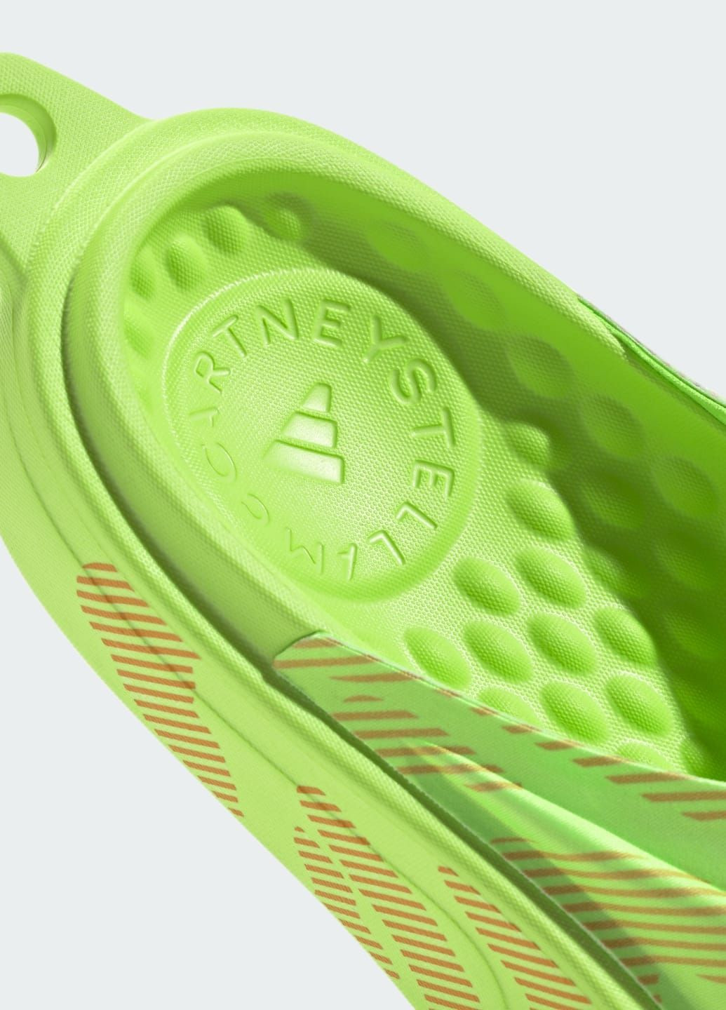 Зеленые шлепанцы by stella mccartney adidas