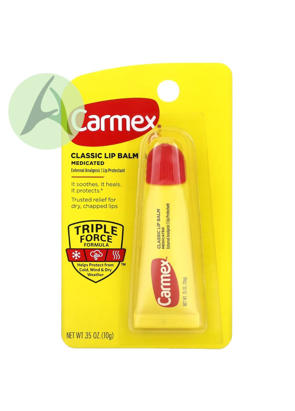 Бальзам для губ, класичний, лікувальний, 10 г Carmex (314524154)