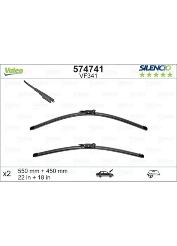 Щітка склоочисника 574741 Valeo (399124157)