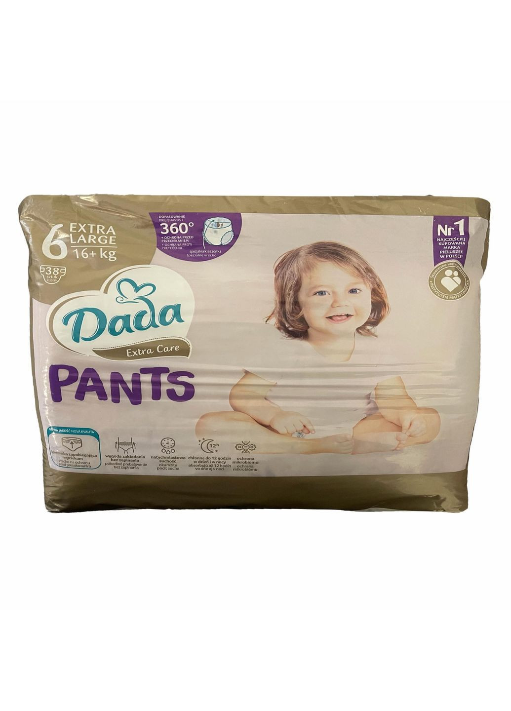 Підгузки-трусики Extra Care 6 Extra Large 16+ кг 76 шт Dada (369668475)