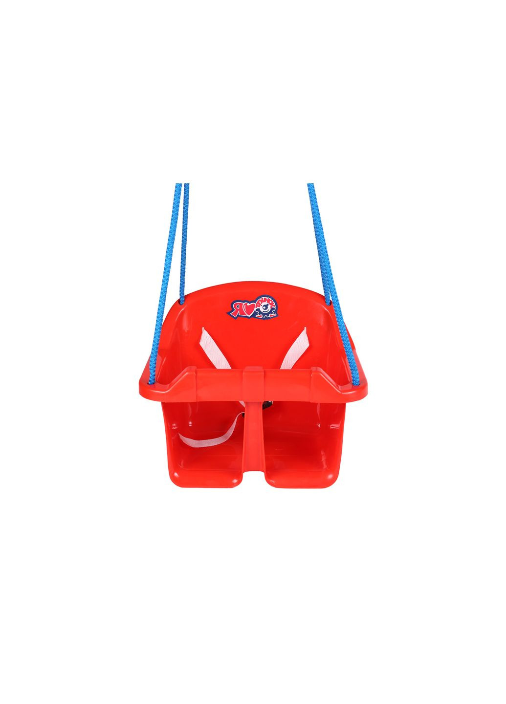 Гойдалка дитяча підвісна із страховим ремінцем червона (TH3015RD) ТехноК (364113200)