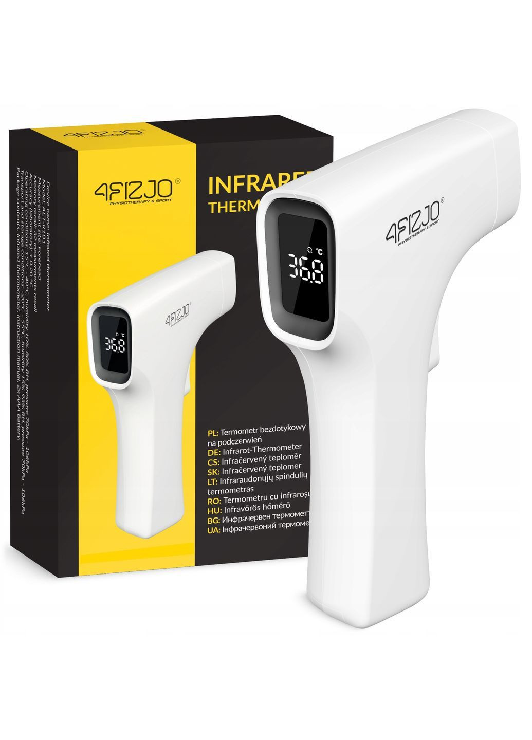 Термометр безконтактний PRO інфрачервоний (P-5905973406628) 4FIZJO (372925218)