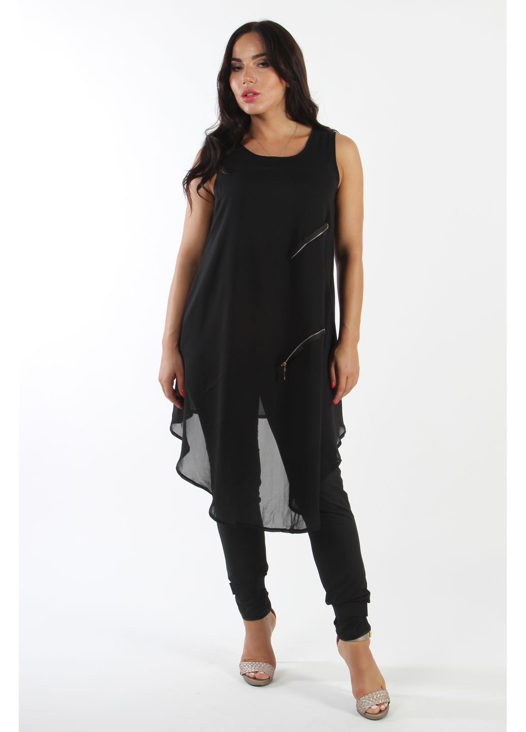 Летняя пляжная туника NN-104-1 Белый Number Nine (336214210)