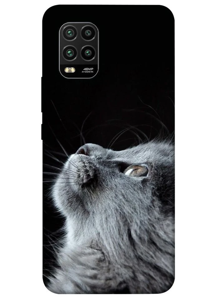 Чохол з принтом для Xiaomi Mi 10 Lite / на Ксяомі, сяомі, ксіомі Мі 10 лайт Cute cat No Brand (339060479)