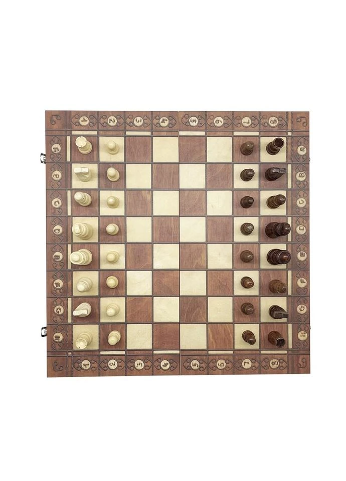 Набір настільних ігор "Шахи, нарди, шашки 3 в 1" Set1 NE-LG-11 ігрове поле 40х40 см No Brand (330600943)