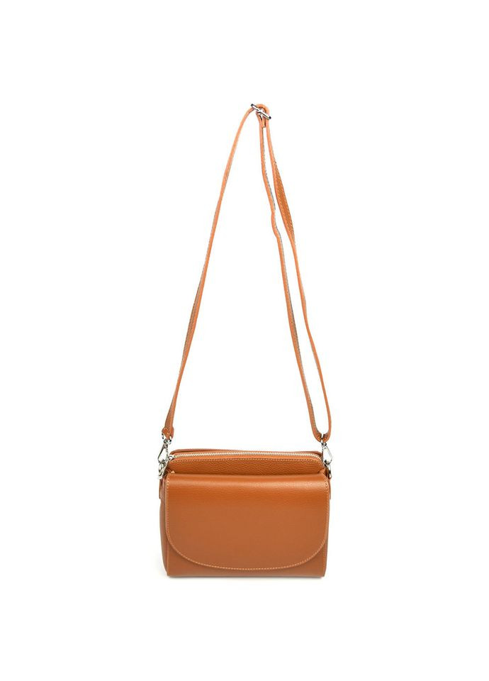 Жіноча шкіряна сумка на плече (Італія) fz118545 коньячна Firenze (316702209)