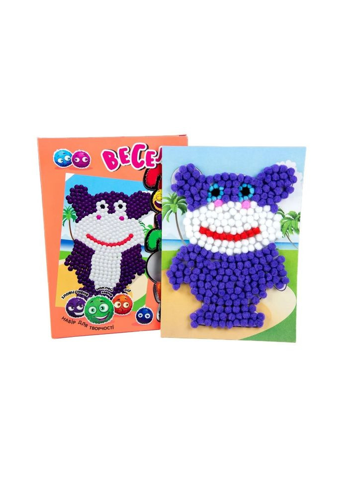 Набор для творчества "Бегемот" 30993 веселые помпоны Strateg (301834705)