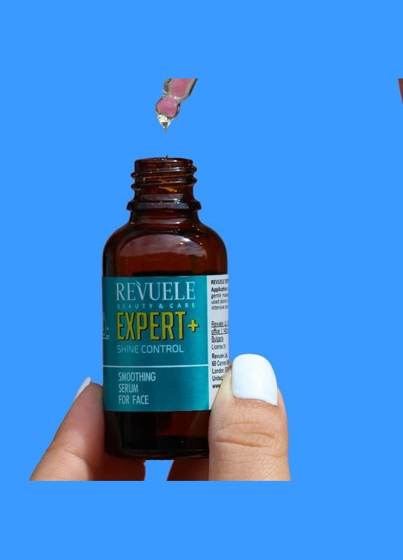 EXPERT+Контроль блиску 25 мл REVUELE Сироватка розгладжуюча для обличчя (316090793)