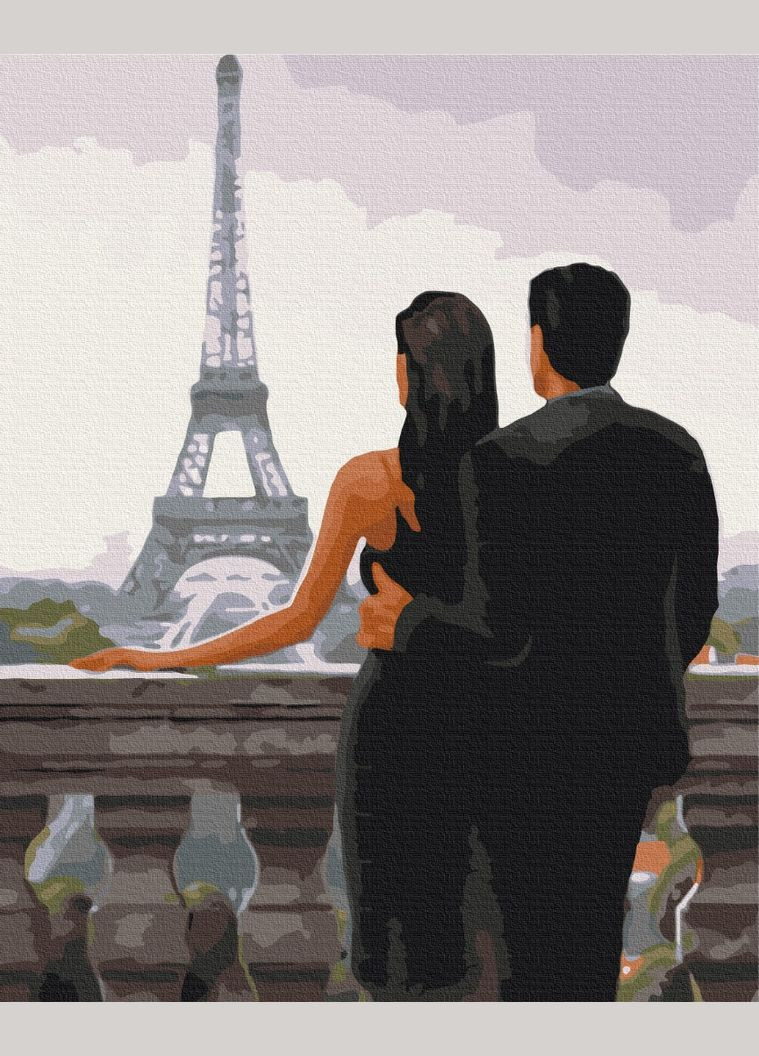 Картина по номерам " Желанный Париж " 48x60 см Brushme (366300309)