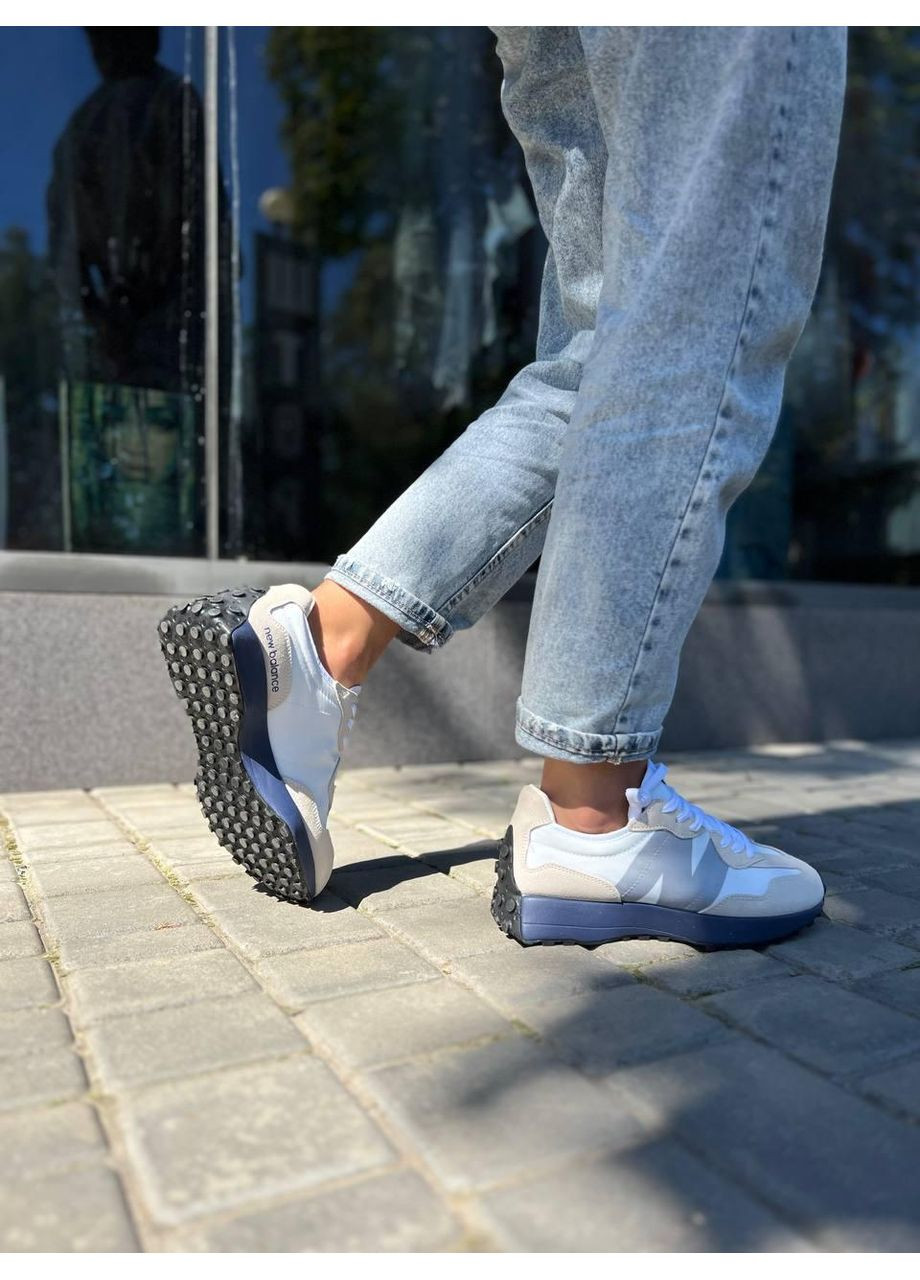 Бежеві Осінні кросівки чоловічі new balance 327 blue sole нью беланс 327 No Brand