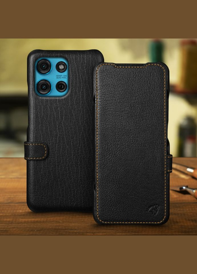 Чохол книжка Premium для Motorola Moto G75 Чорний (78319) Stenk (316651246)