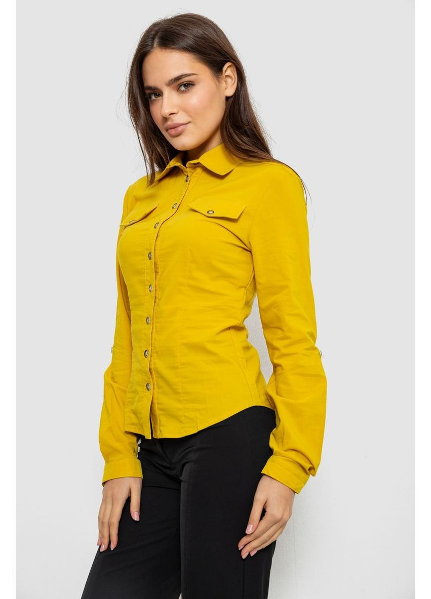 Горчичная рубашка Ager