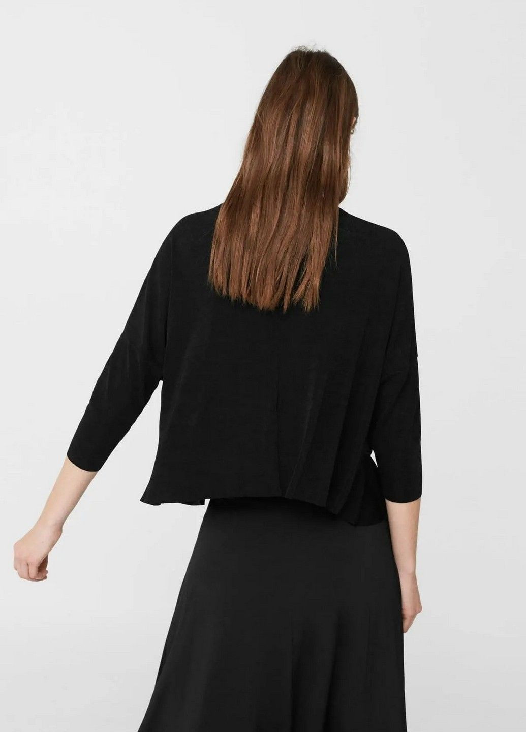 Чёрная блуза Mango