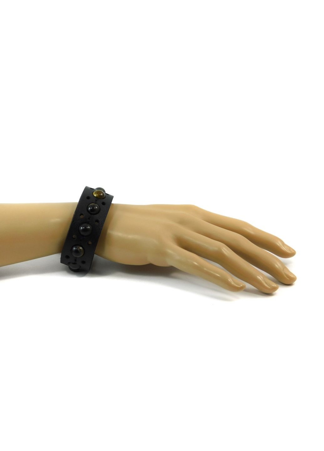 Браслет шкіра Соколине око 19 Fursa fashion (322315435)