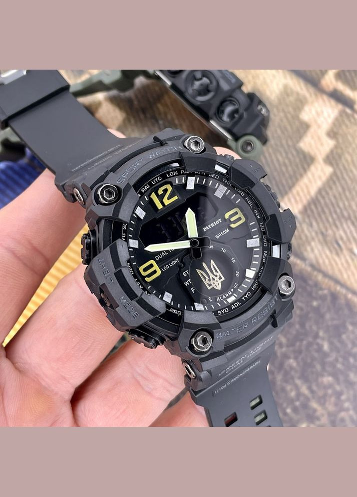 003BKUAGD Трезубец золото Черные + Коробка. Patriot (341336350)