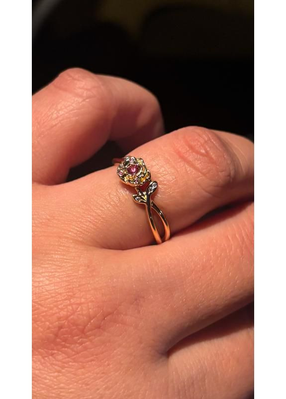 Кольцо Пандора "Роза" с покрытием 14k золотом 160017C01 Kabluchka (355347016)