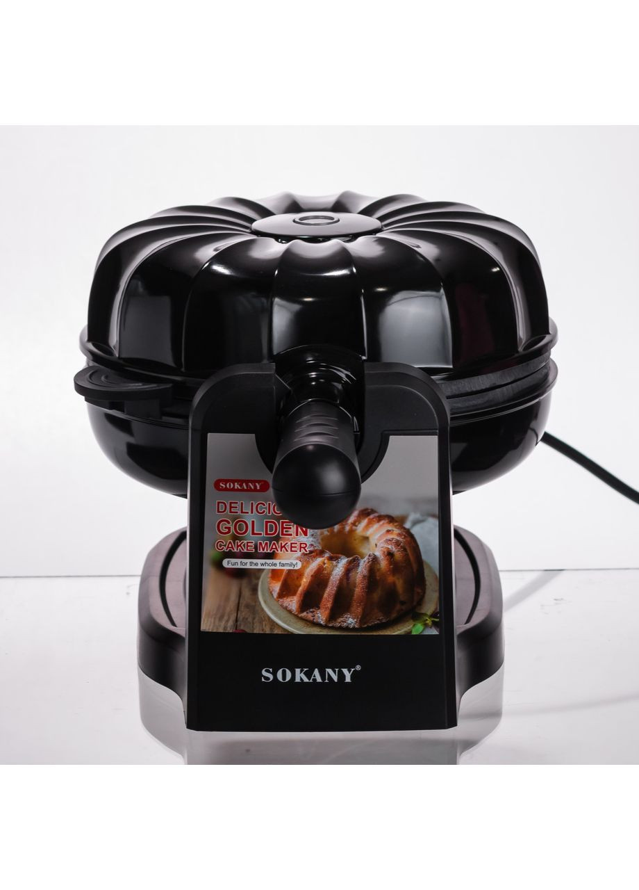 Кексниця електрична 1800 Вт з антипригарним покриттям 37×17×18 (см) Чорна SK-BBQ-837 Sokany (370802390)