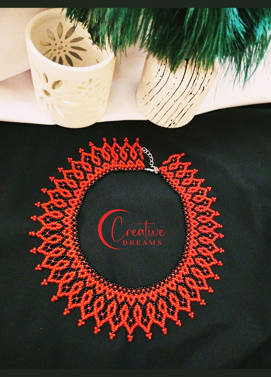 Гердан, силянка "Сияние" красний Creative Dreams (331769079)