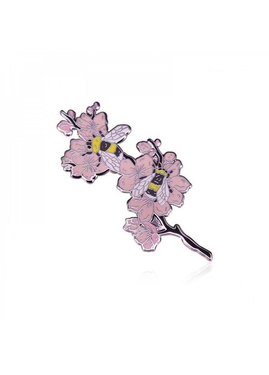 Значок Ветка вишни BRGV113322 2,0 х 5,0 см BROCHE (298534348)