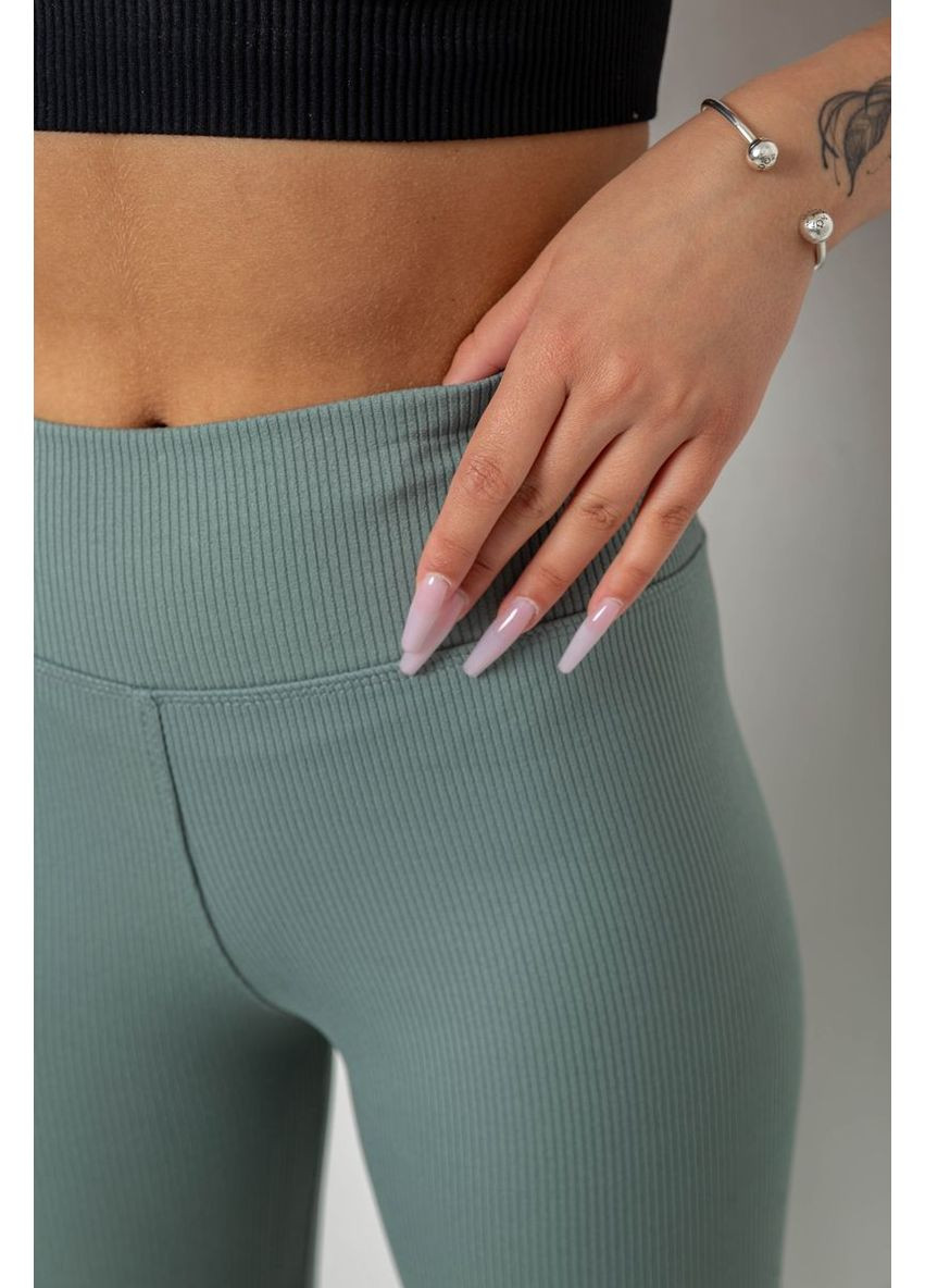 Лосины однотонные в рубчик утепленные на флисе, 238R605-1 Ager (365076943)