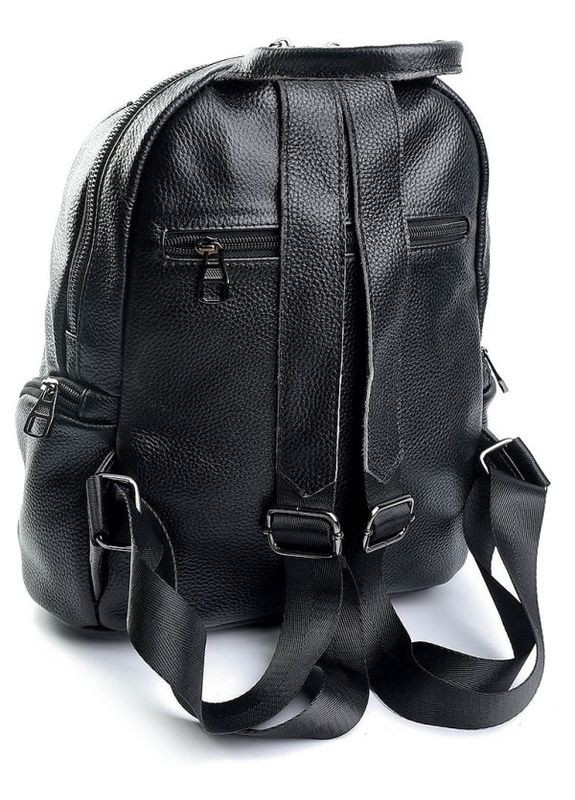 Жіночий шкіряний рюкзак чорний No Brand (292557721)