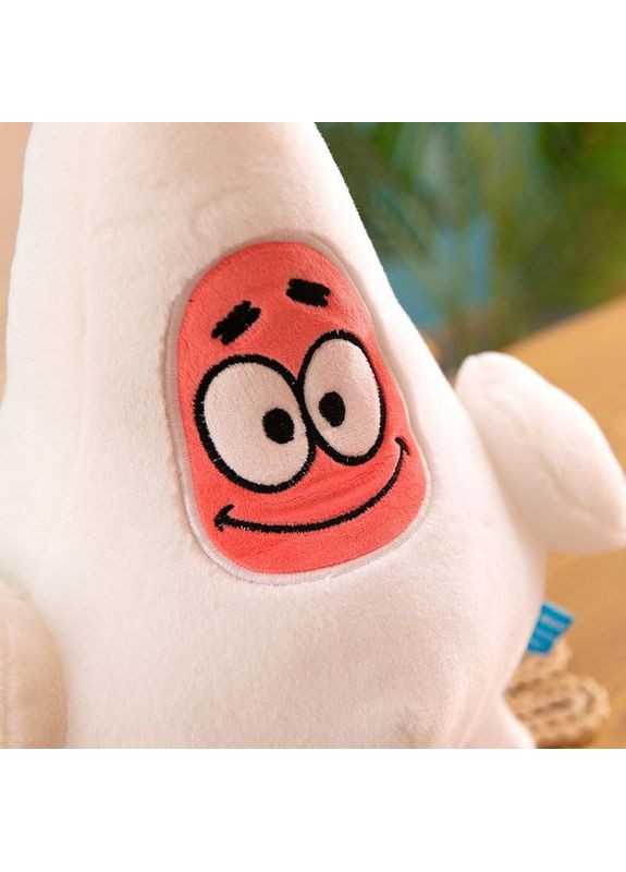 Патрік іграшка Стар у костюмі Курки 50см м'яка з мультика губка боб, Білий Fun Cat (360544732)