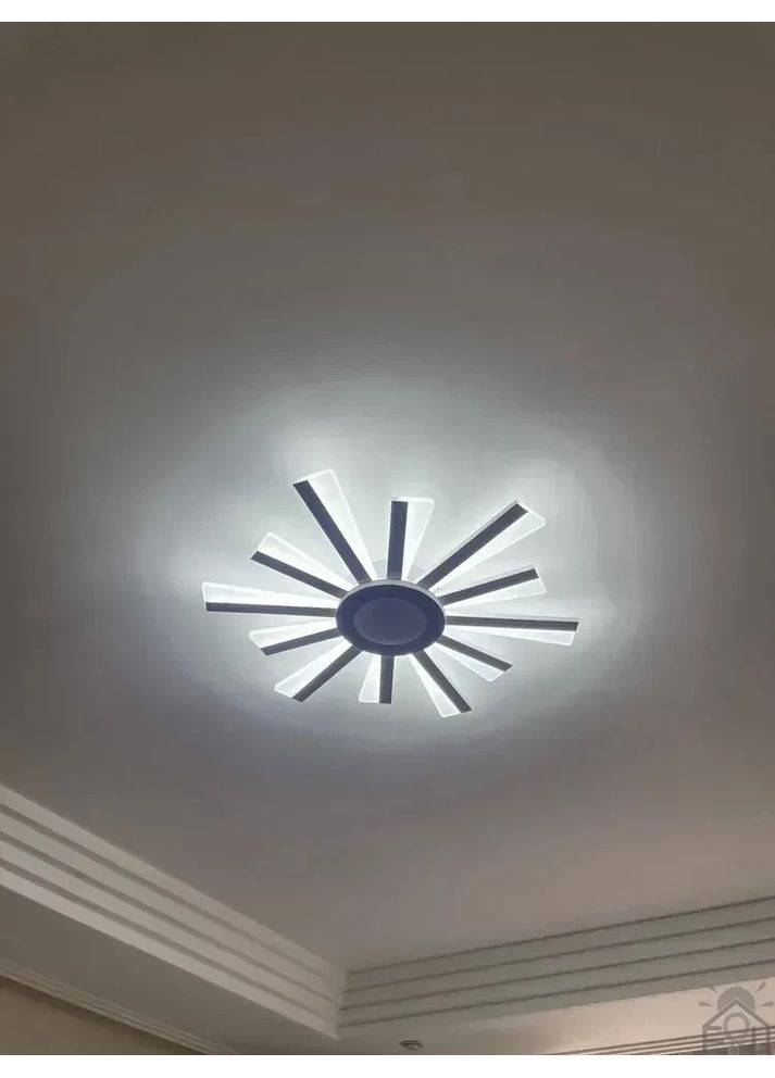 Смарт люстра керована світлодіодна TERESA R 70 Вт 550x50 мм Бiла ESLLSE (365650659)