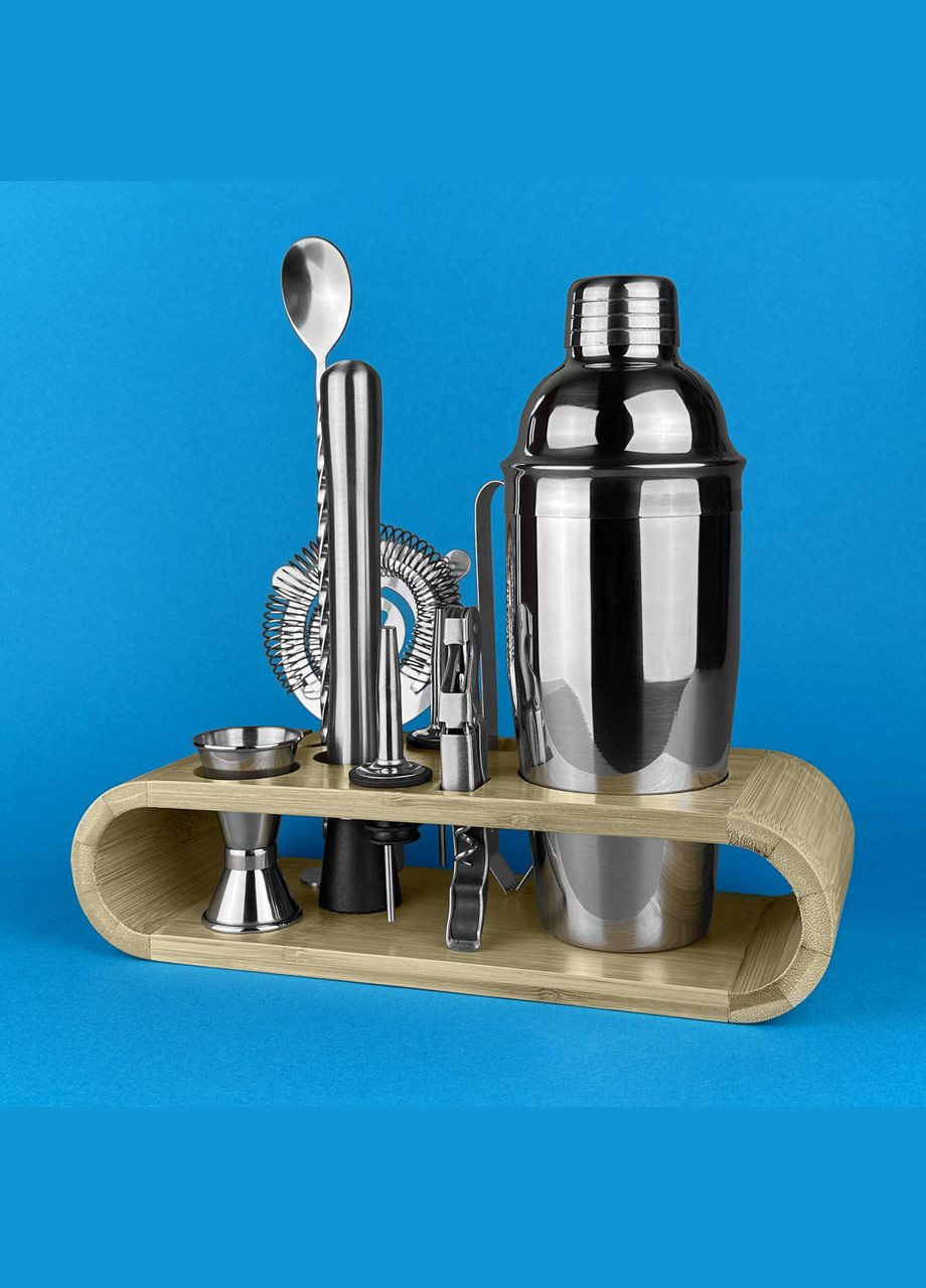 Подарунковий набір бармена B4 для приготування коктейлів 10 предметів Youchen (323640792)