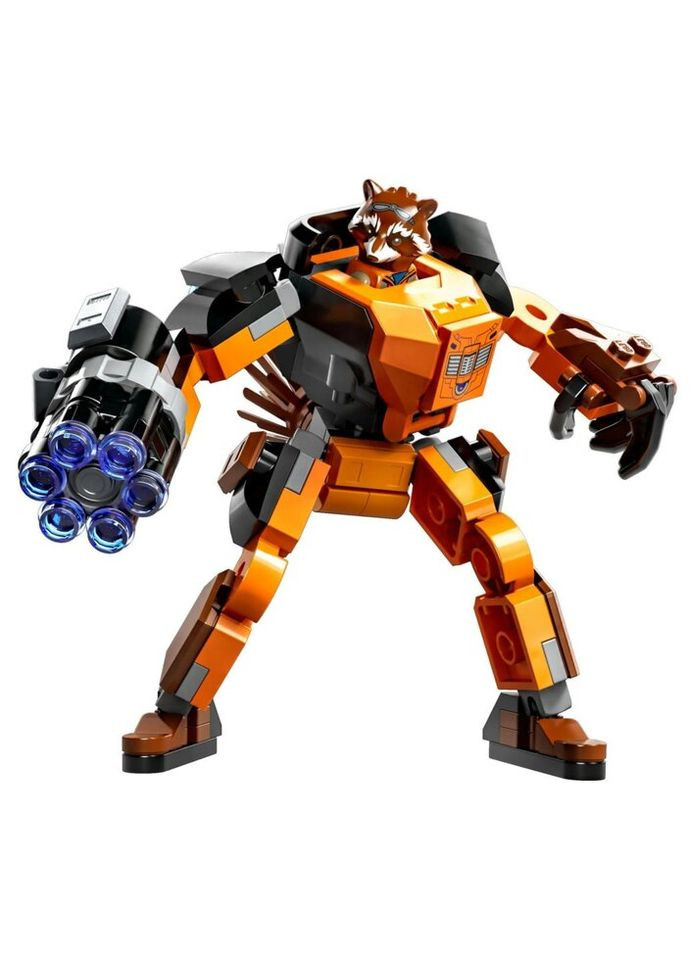 Конструктор Super Heroes Робоброня Енота Ракеты 98 деталей (76243) Lego (281426326)