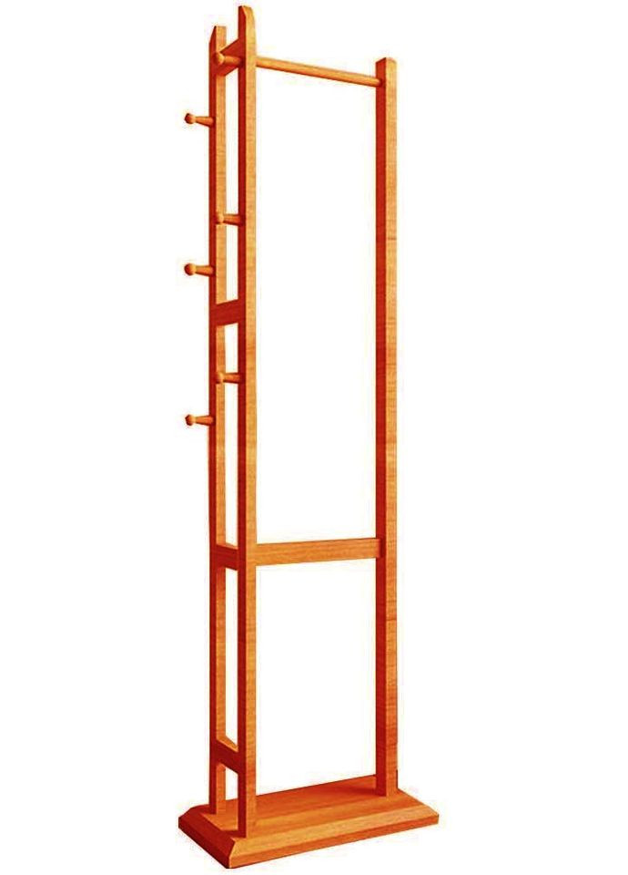 Стойка вешалка для одежды из дерева Ахтопол коралл (СВГ-002714) No Brand (328072438)