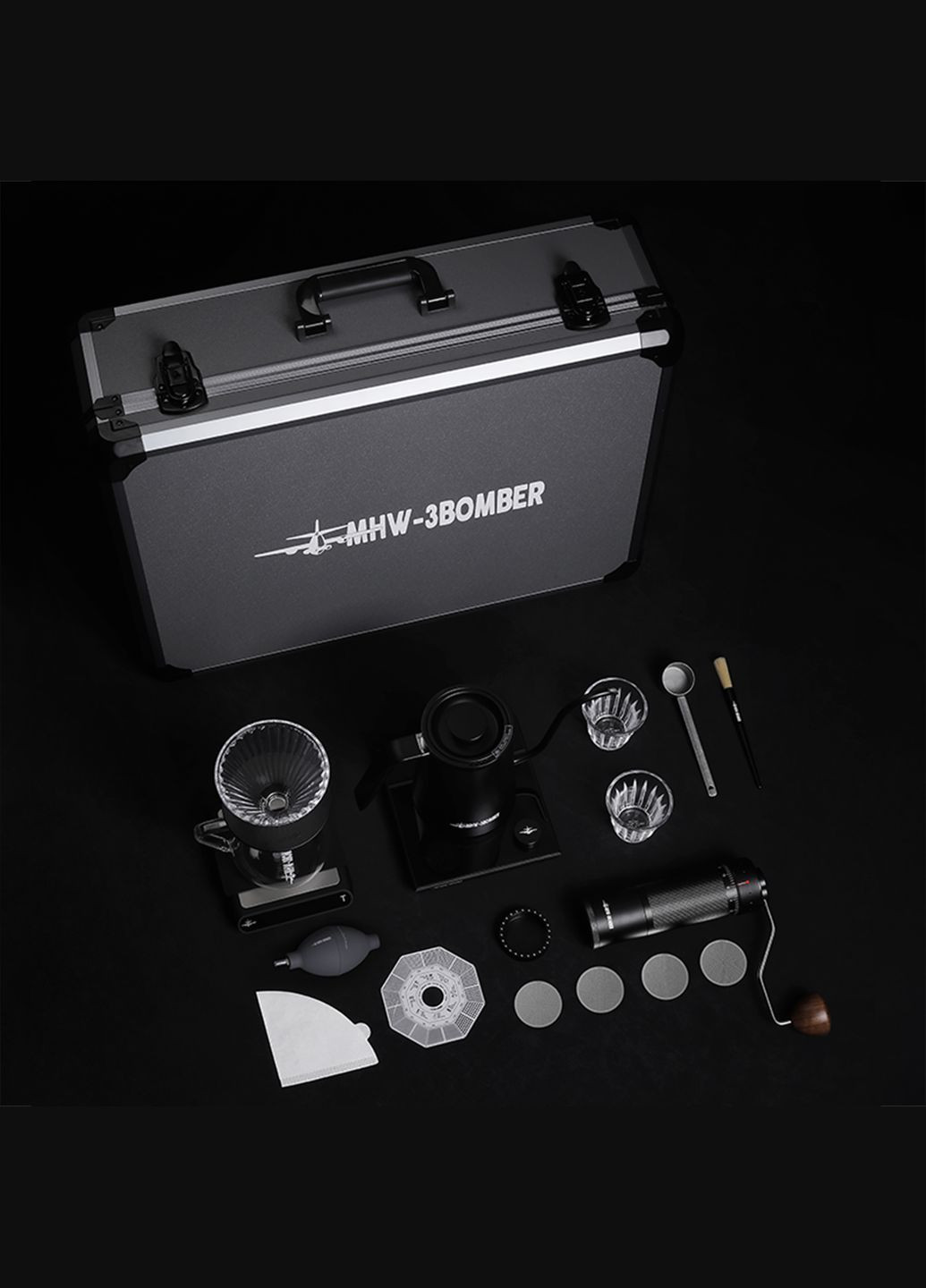 Подарочный набор бариста 12 в 1 B-3 Tactical Suitcase (CS6158B-OS) MHW-3BOMBER (333031945)