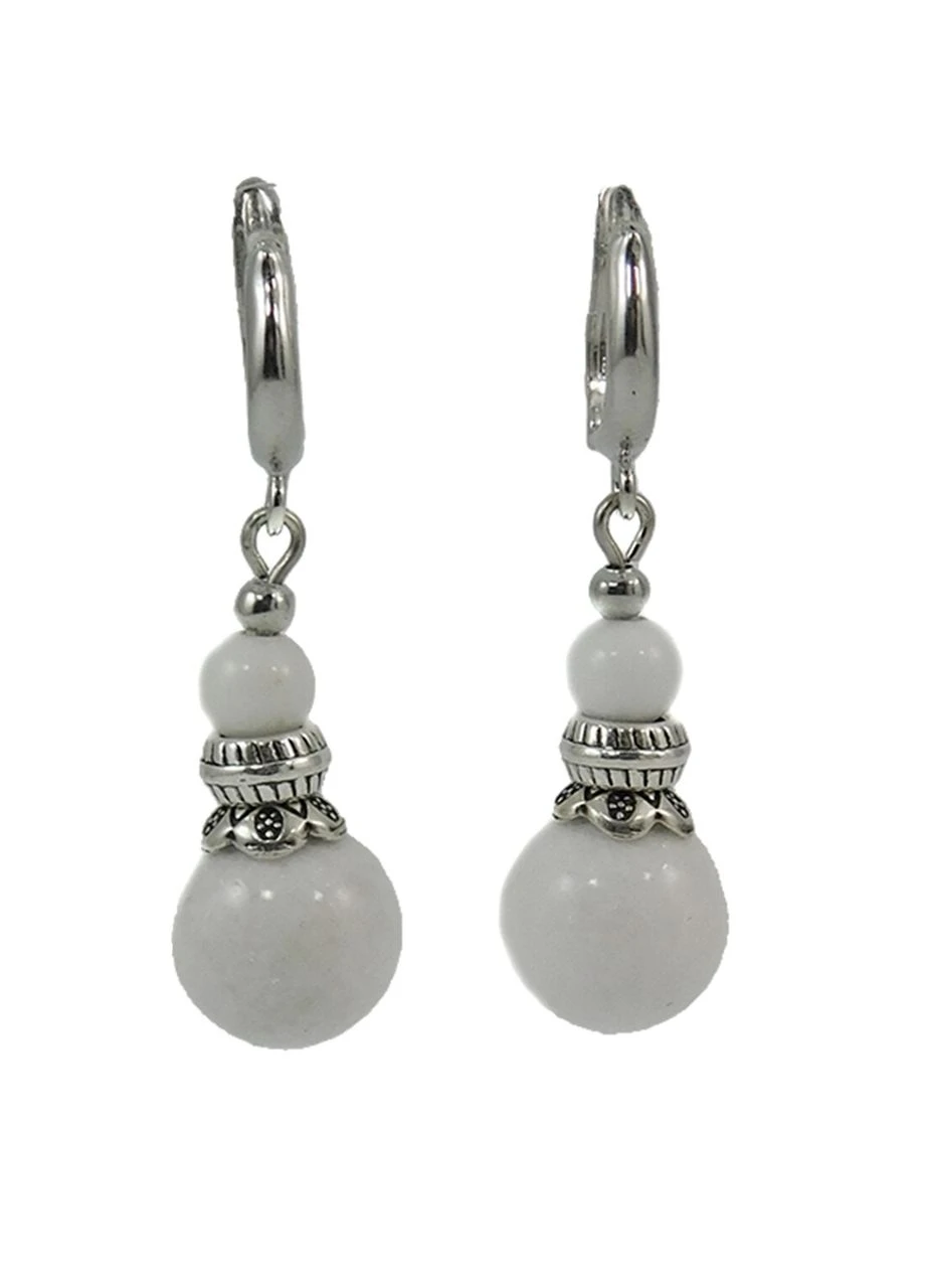 Сережки "Сніжне сяйво" Агат Fursa fashion (322444380)