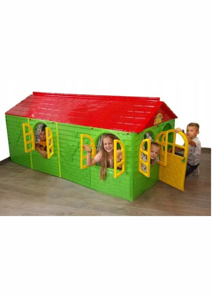 Детский игровой Домик со шторками 02550/23 пластиковый Doloni (335076817)