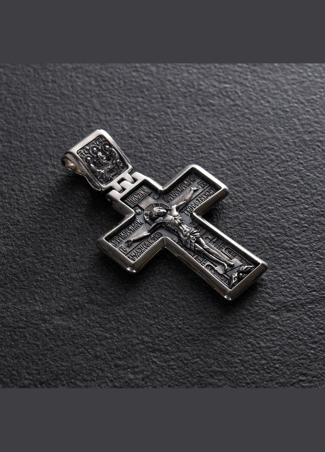 Православный крест из серебра 131924 Oniks (264022473)