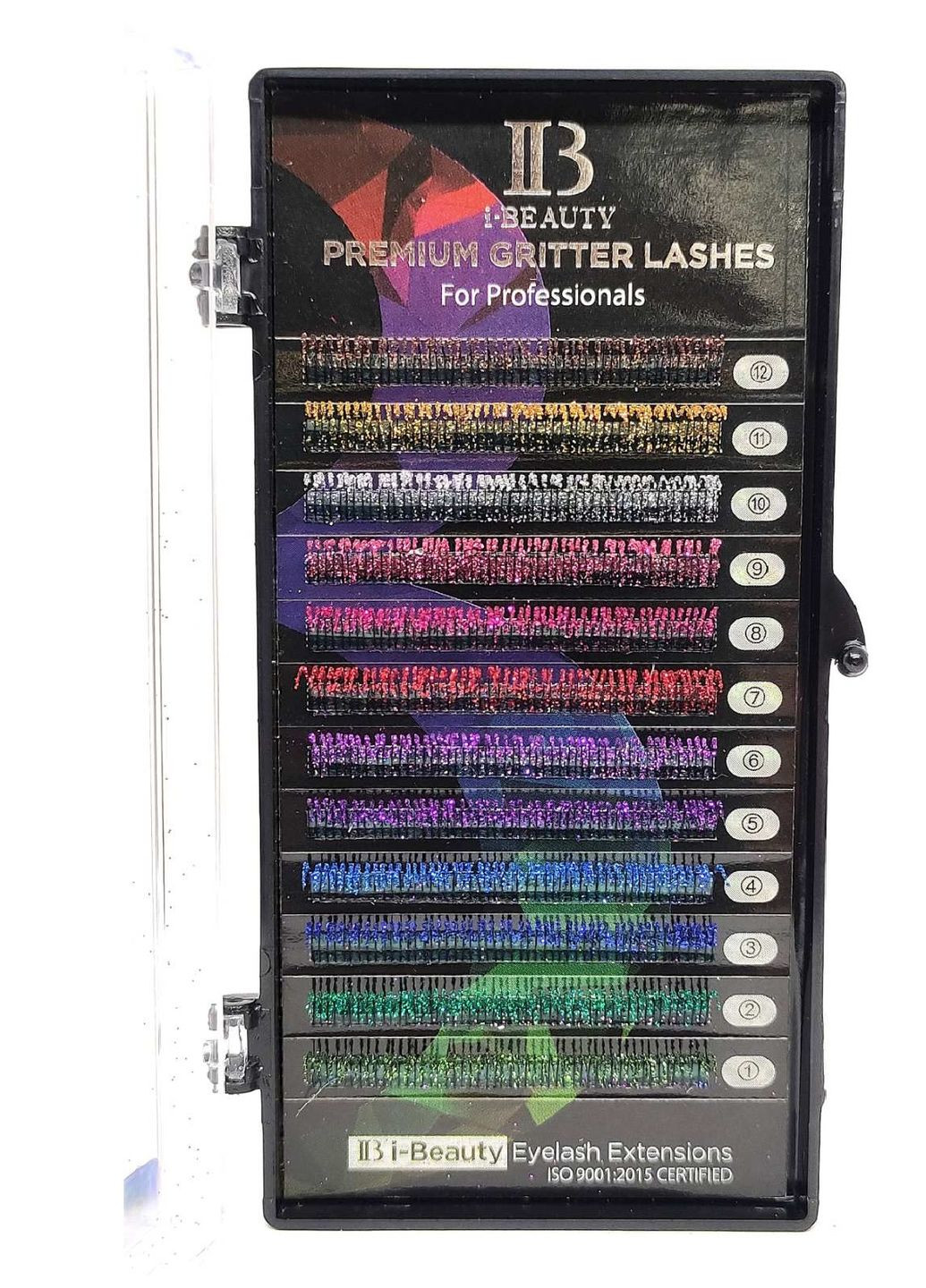 Ресницы Glitter C 0,10-12 мм I-Beauty (322863846)