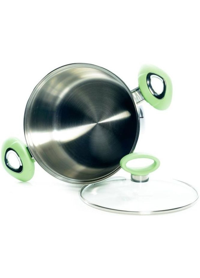 Каструля Janet 6.1л з нержавіючої сталі з індукційним дном Fissman (372171235)