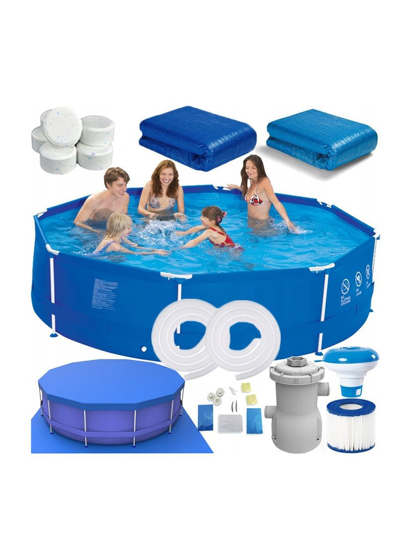 Бассейн каркасный 305х76см 16в1 (682) Avenli (360398195)