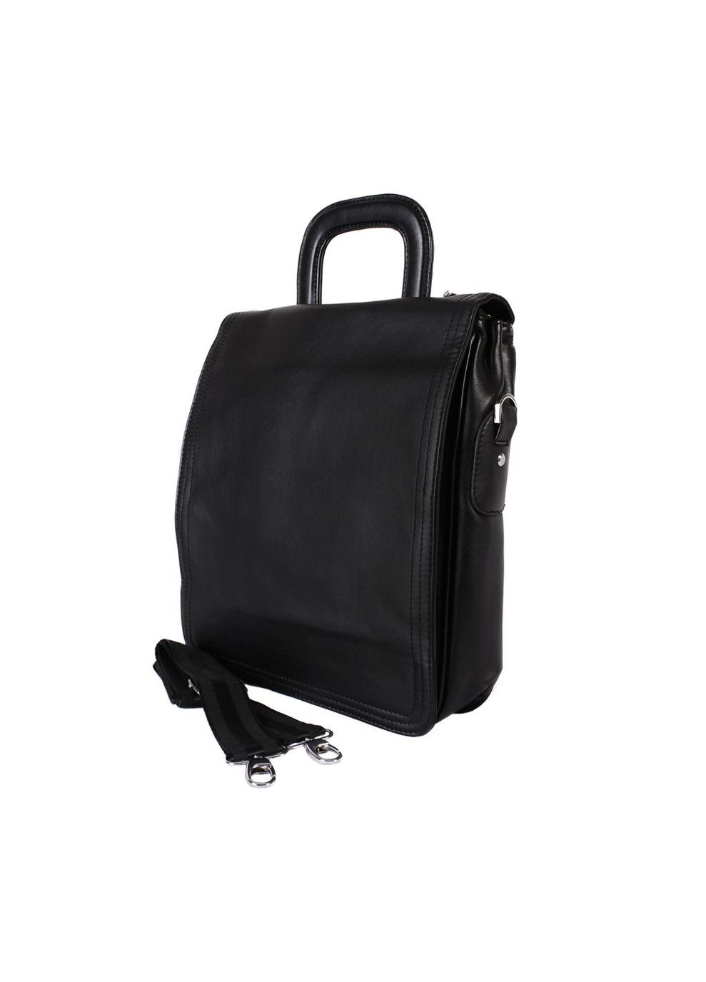 Мужская сумка из искусственной кожи E30916 Черная No Brand (370848339)