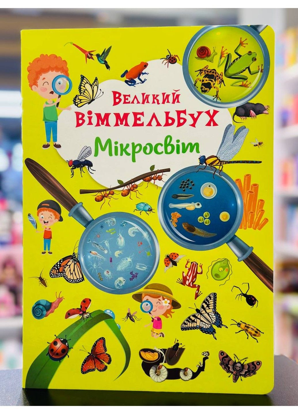 Книга-картонка. Большой виммельбух. Микромир Кристалл Бук (305063922)