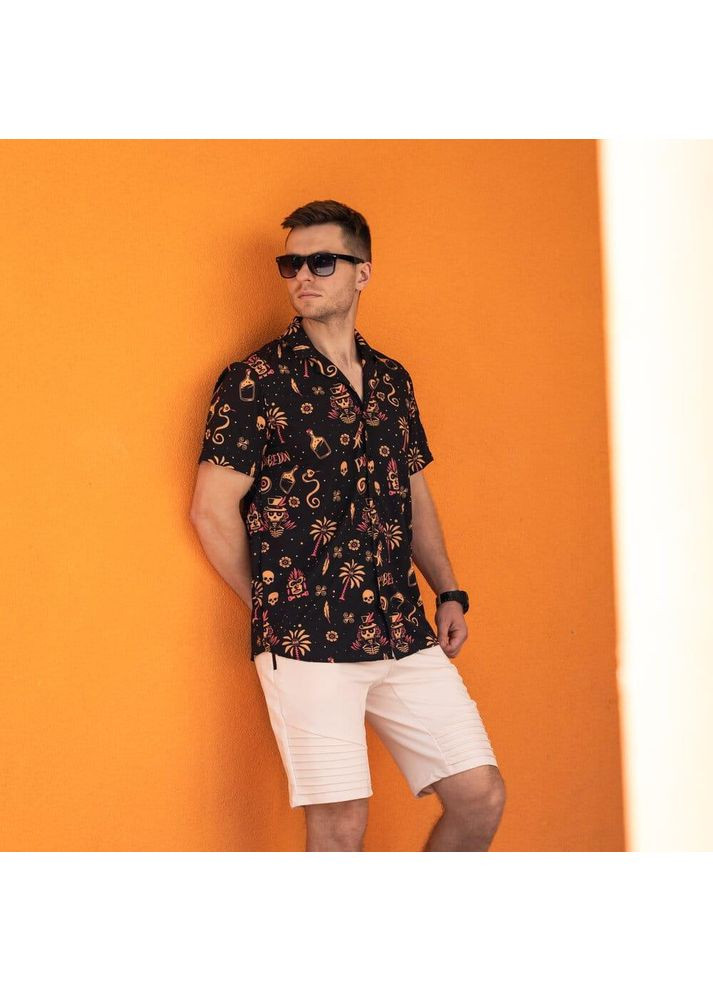 Черная повседневный рубашка Freedom