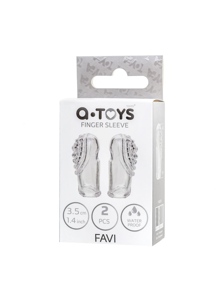Набір напальчників для стимуляції клітора A-Toys "finger sleeves Favi" від Toyfa No Brand (300091071)