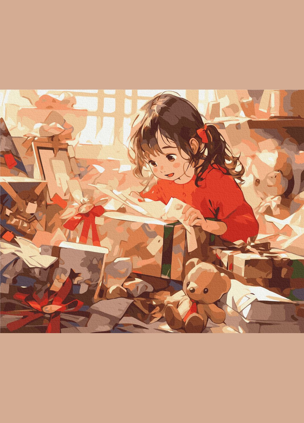 Картина по номерам "Подарки на Рождество" 40х50 см Brushme (365960281)