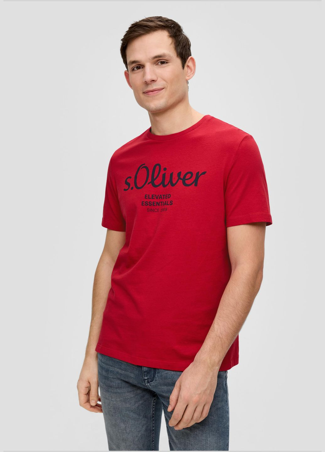 Красная футболка S.Oliver