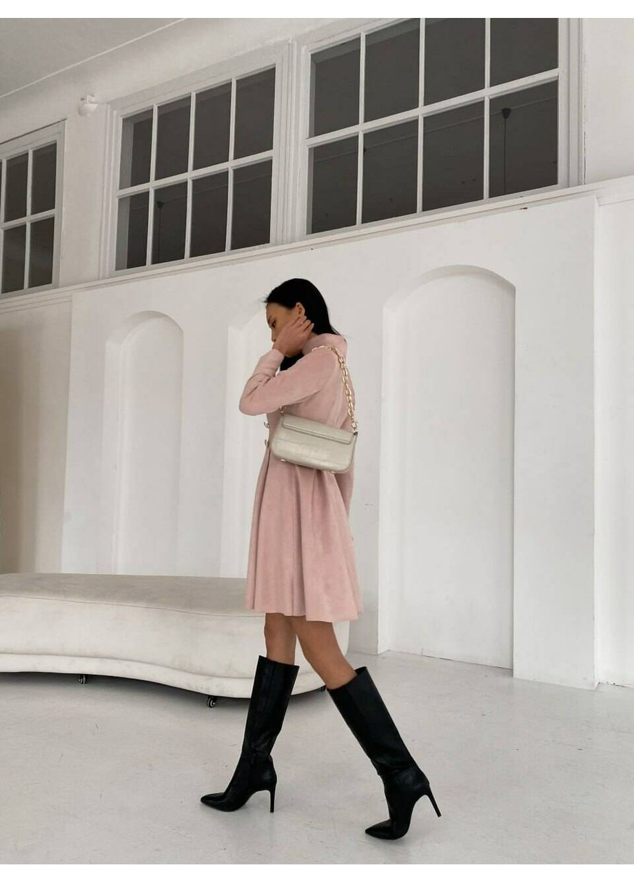 Пудрова святковий жіноча сукня mery з пишною спідницею (mil289) milirud