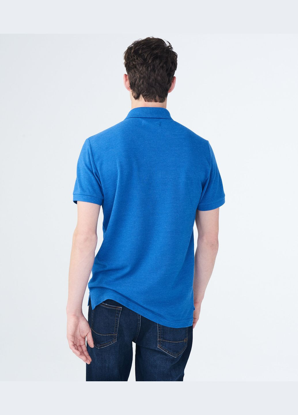 Синяя футболка-поло для мужчин Aeropostale