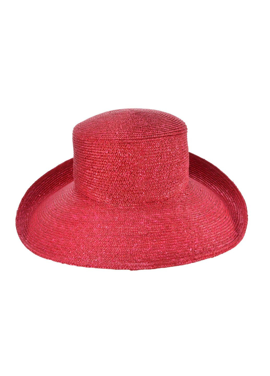 Шляпа женская рубиновая из соломы (SC51232) Seeberger (295671629)