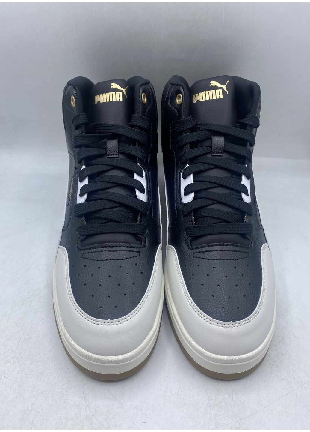 Черно-белые кеды высокие shuffle downtown mid Puma