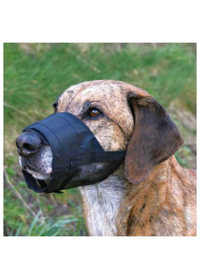 Намордник для собак закрытого типа с сеткой M 14-20 см/18-39 см (4011905192628) Trixie закритого типу з сіткою M 14-20 см/18-39 см (366663950)